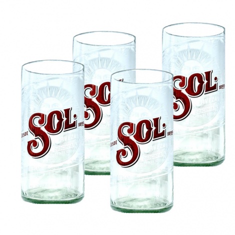 Sol Beer Bottle Tumblers